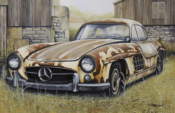 Mercedes 300 SL – Wheels Art Gallery